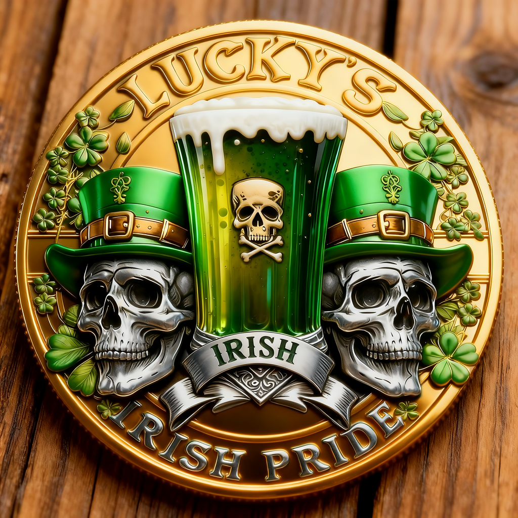 🏆Flash Sale 60% OFF -LUCKY’S — St. Patrick’s Day Irish Pride Commemorative Coin