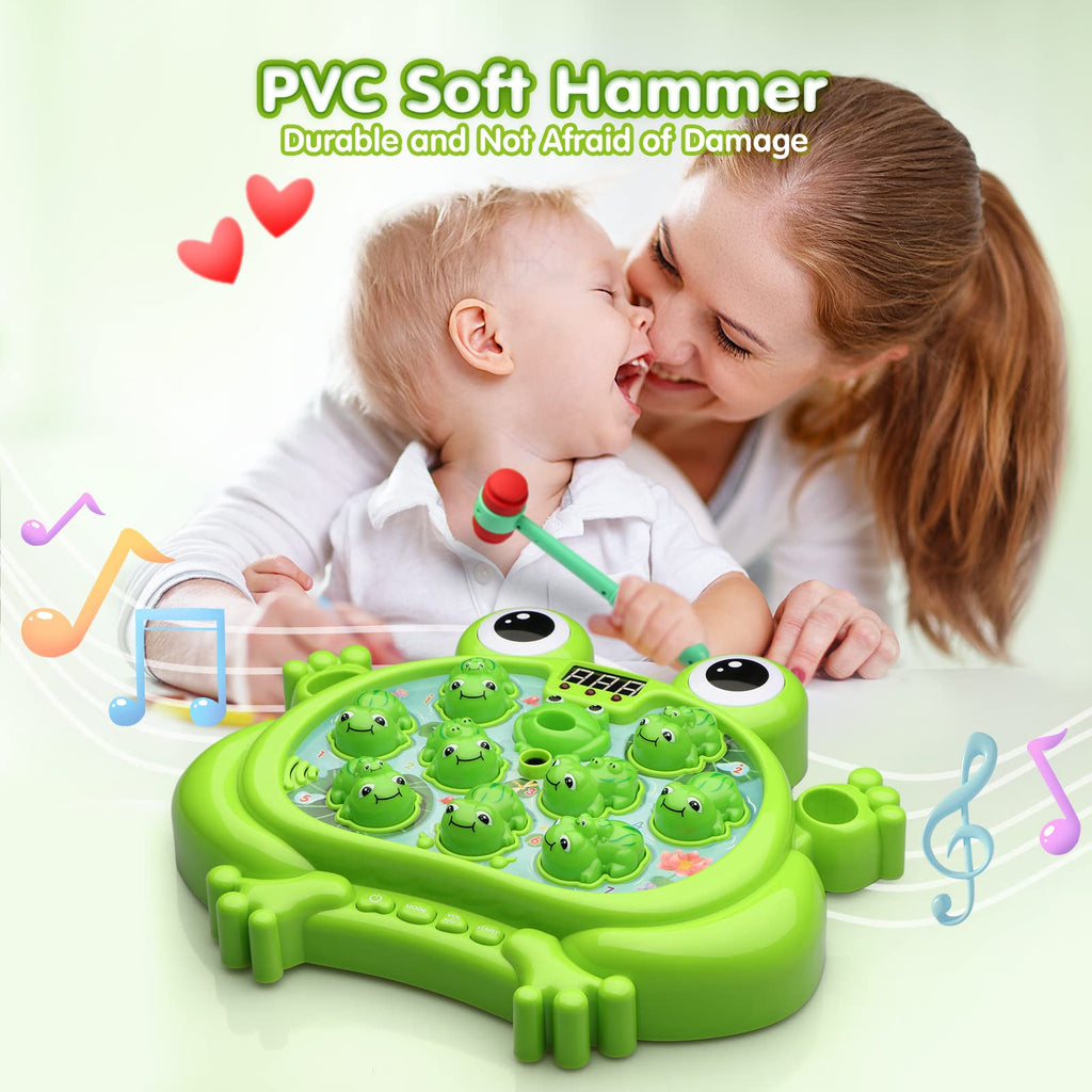 HopeRock Toys for 2 3 4 5 Year Old Boy,Toddler Toys Age 2-4 Birthday Gift | With 5 Modes,45 Levels,9 Music Spray and Light-up, Baby Toy Gifts for Early Learning, Birthday Gift for Toddler Boy Toys