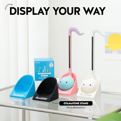 Otamatone Japanese Electronic Synthesizer Musical Instrument Toy - White | Portable Music Synthesizer from Japan by Maywa Denki Studio Award Winning Educational Fun Gift for Children, Teens & Adults