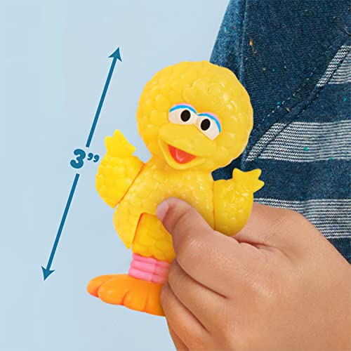 Just Play Sesame Street Neighborhood Friends Poseable Figurines | 7 Figurines, Holiday Stocking Stuffers, Gifts, Presents, Kids Toys for Ages 2 Up