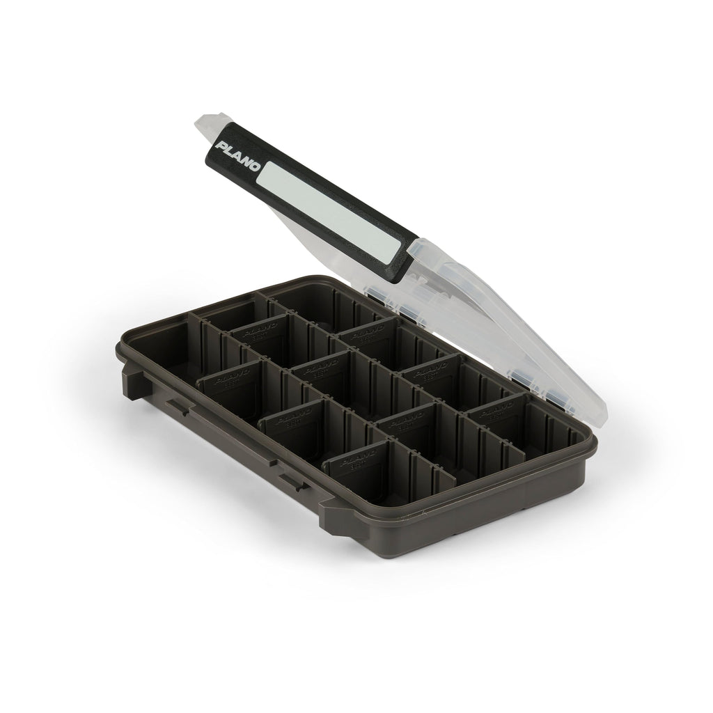 Plano StowAway 3600 Stow Tackle Box with Corrosion-Preventive Rustricor, Single Latch Design, Transparent DuraView Lid, Stackable Storage for Fishing Bait, Lures and Gear
