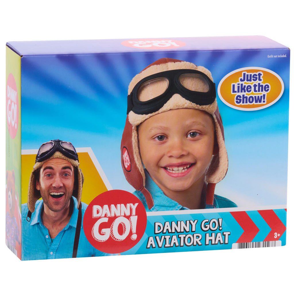 Danny Go! Aviator Hat - Play Dress-Up Hat Inspired Show | Preschool Kids, Dress-Up, Pretend Play, Holiday Stocking Stuffers, Gifts, Presents