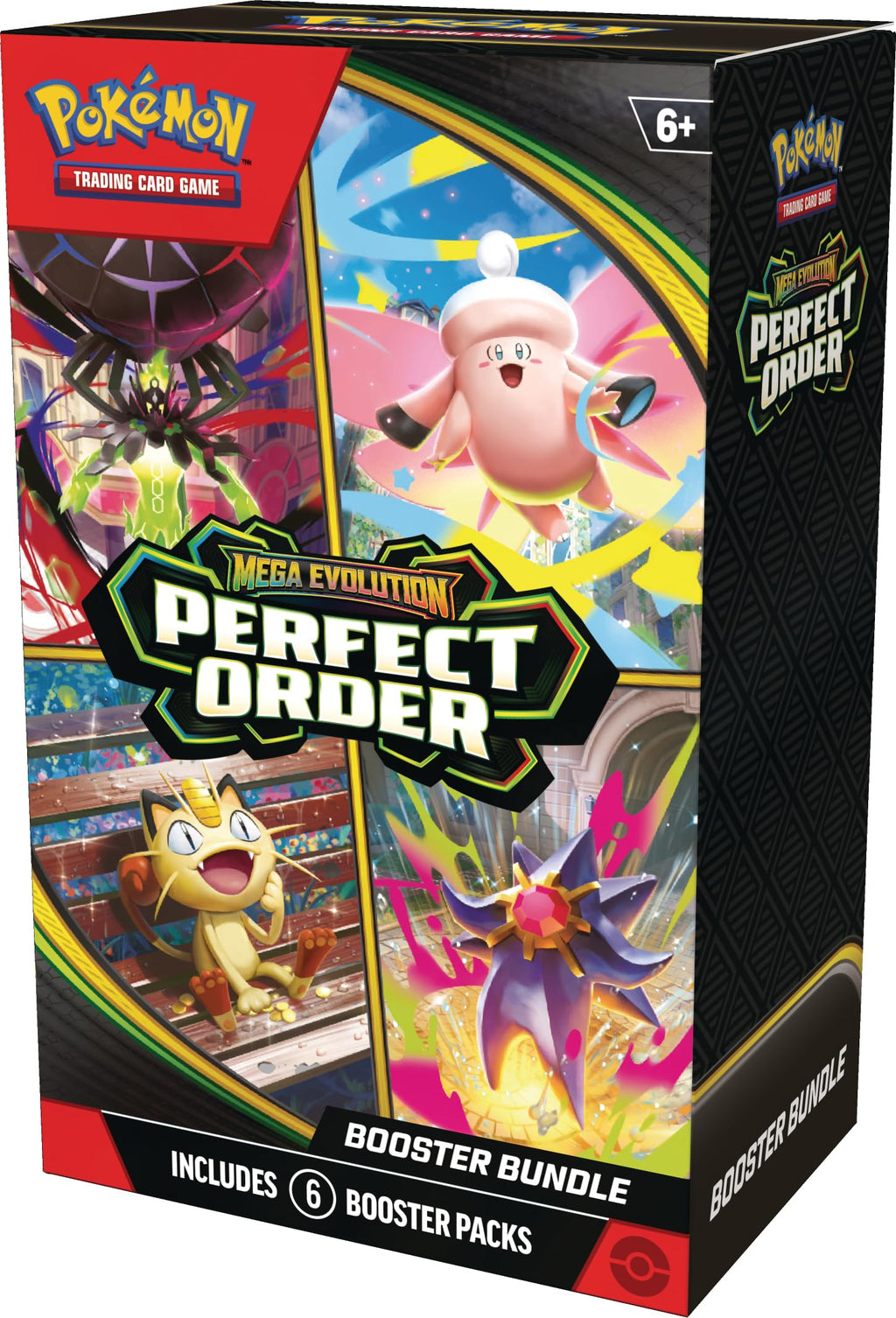 Pokémon TCG: Mega Evolution—Perfect Order Booster Bundle, 6 Booster Pack