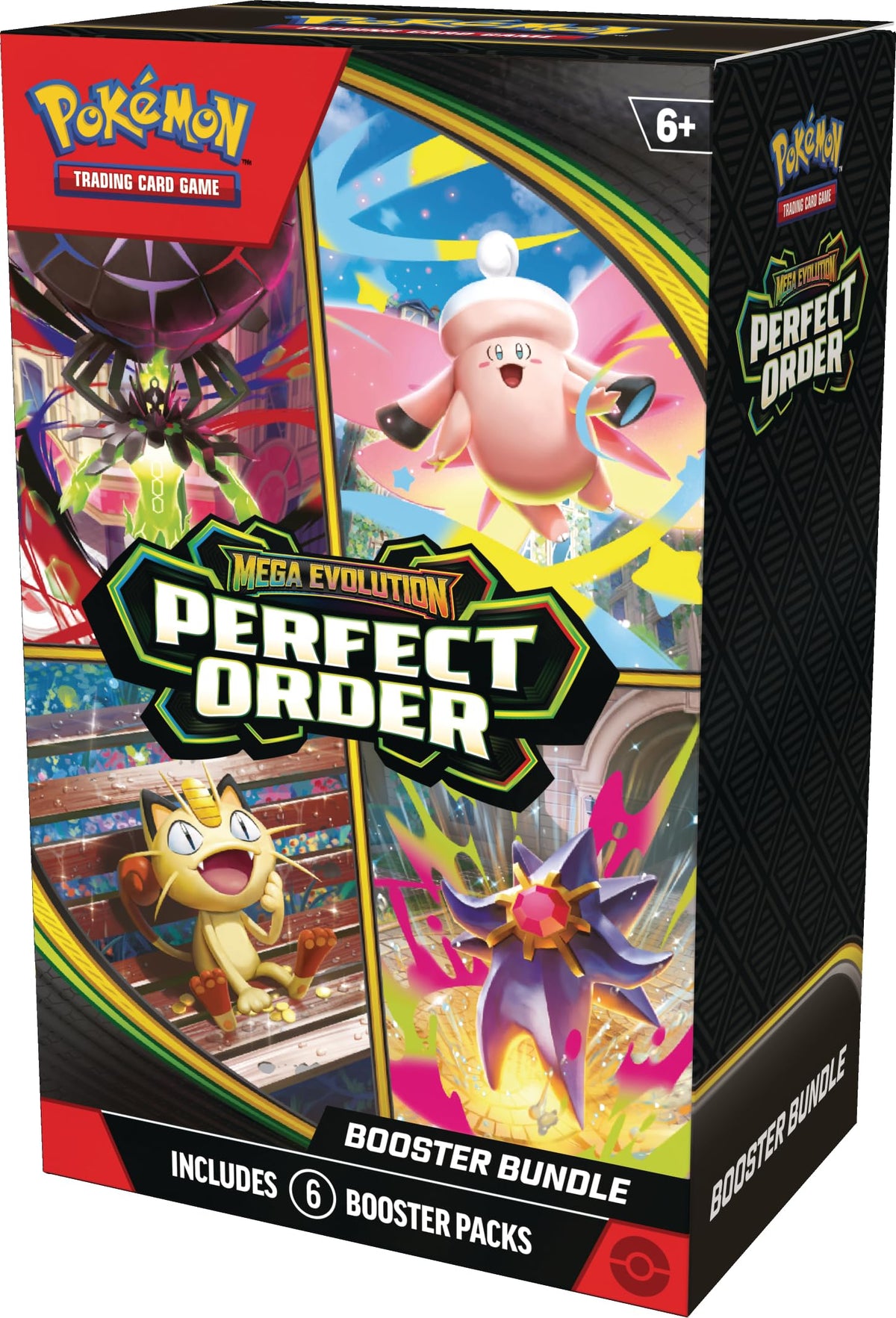 Pokémon TCG: Mega Evolution—Perfect Order Booster Bundle, 6 Booster Pack