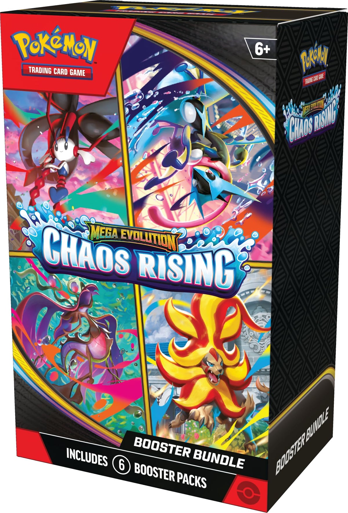 Pokémon TCG: Mega Evolution—Chaos Rising Booster Bundle, 6 Pack