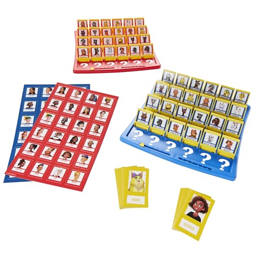 Hasbro Gaming Guess Who? Plus Board Game with People & Pet Cards | 2 Players | The Original Guessing Game for Kids | Ages 6+ (Amazon Exclusive)