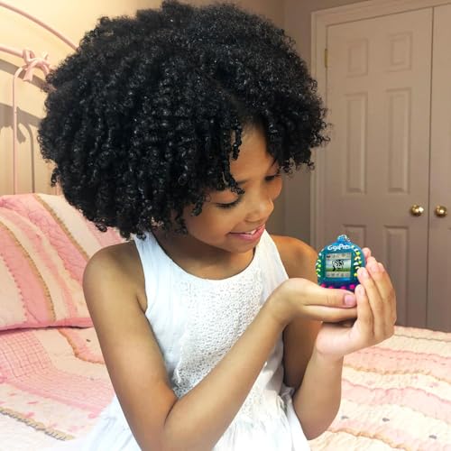 Giga Pets Interactive Digital Pet Toy, Boys & Girls, Unicorn, Ages 6+ | Virtual Pets for Boys and Girls Toy, 600+ Animations, App-Free Activities for Travel and Nostalgic 90s-Inspired Gifting