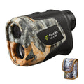 TIDEWE Hunting Rangefinder, Rechargeable Camo Laser Range Finder | 6X Magnification Range Finder, Distance/Angle/Speed/Continuous Scan Modes, Rechargeable Battery, Water-Resistant, Carry Case