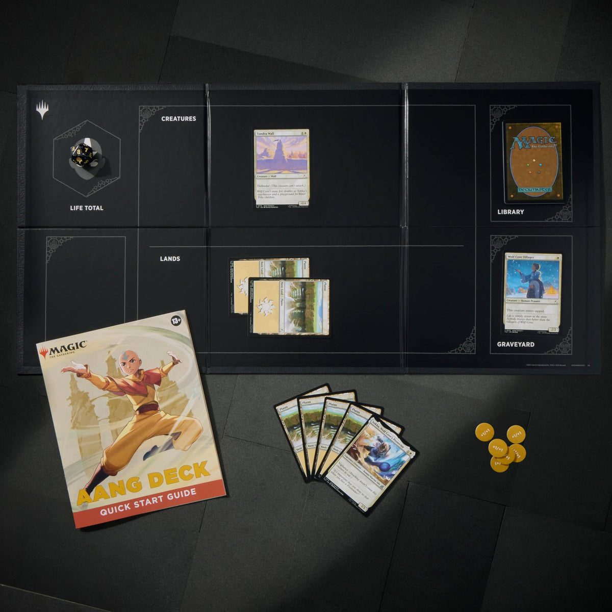 Magic: The Gathering | Avatar: The Last Airbender Beginner Box | 2-Player Card Game | Includes 2 Tutorial Decks, 8 Themed Half-Decks, 2 Playboards, 2 Spindowns, and More