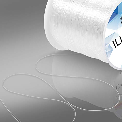 Anezus Fishing Wire for Hanging, Clear Fishing Line Invisible String Strong Monofilament Line for Hanging Decorations and Crafts