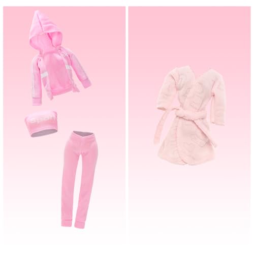 10 Sets Doll Clothes Hooded Sports Suit Tops and Pants for 11.5 inch Dolls | Tracksuit Set, Sportswear, Sports Clothes, Activewear, Running Apparel, Casual Outfits