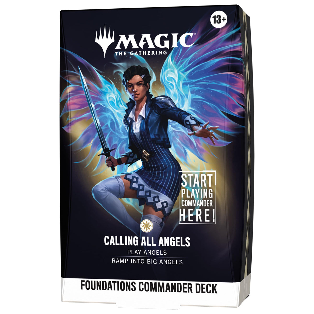 Magic: The Gathering Foundations Commander Deck - Calling All Angels | 100-Card Deck + Accessories