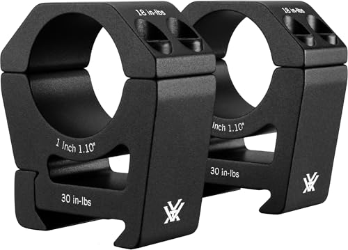 Vortex Sport Riflescope Rings | Picatinny & Weaver Compatible, Laser Engraved Torque Specs, Integrated Recoil Lug - Unlimited, Unconditional Warranty
