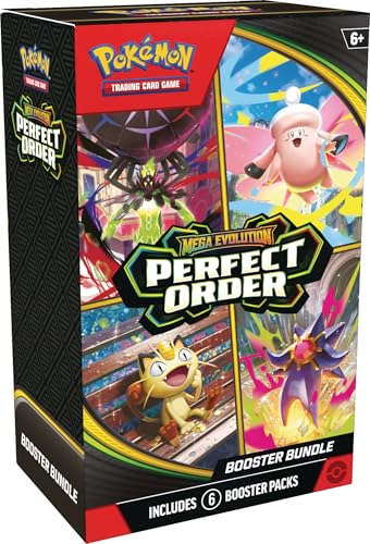 Pokémon TCG: Mega Evolution—Perfect Order Booster Bundle, 6 Booster Pack