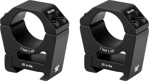 Vortex Sport Riflescope Rings | Picatinny & Weaver Compatible, Laser Engraved Torque Specs, Integrated Recoil Lug - Unlimited, Unconditional Warranty