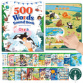 Timetome 500 Words Sound Book for Kids | Interactive Educational Toy with 23 Themes, Touch Activated Audio Book for Vocabulary Development and Early Education