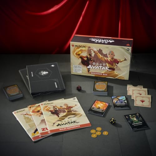 Magic: The Gathering | Avatar: The Last Airbender Beginner Box | 2-Player Card Game | Includes 2 Tutorial Decks, 8 Themed Half-Decks, 2 Playboards, 2 Spindowns, and More