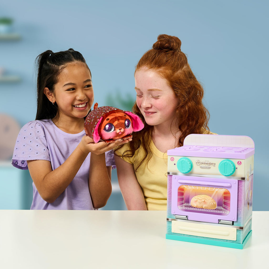 Cookeez Makery Lil' Bakez Multi Pet Playset, Makes 3 Scented Pets | Mix ingredients & mold dough to reveal surprise plush pets, reusable fun; Amazon Exclusive toy for kids