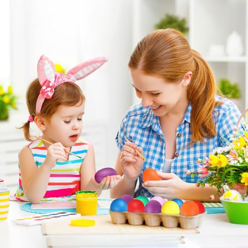 Augshy 14PCS Plastic Egg Shakers Musical Instruments and Maracas for Kids | PEaster Party Shaker Eggs Design,Develops Rhythm And Sound Skills,14 PCS Colorful Egg Maracas Set