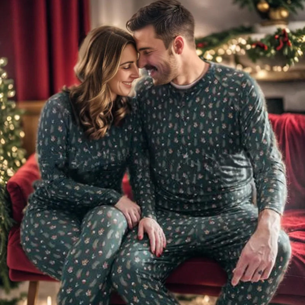 Christmas Tree Matching Family Christmas Pajamas-Dog Pajamas Included