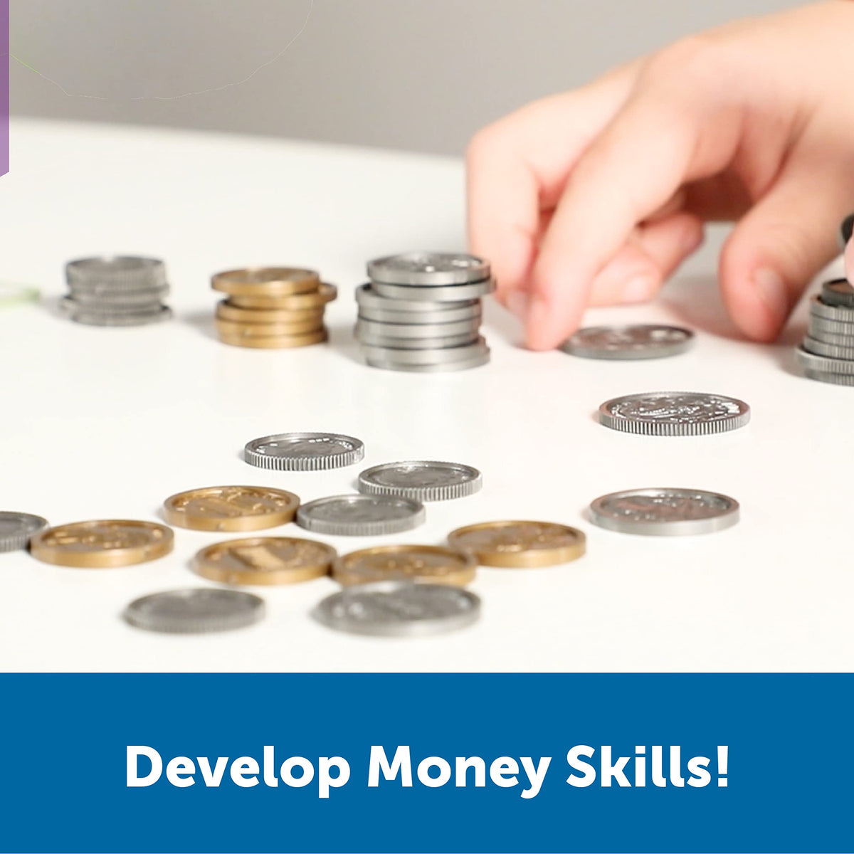 Learning Resources Pretend & Play Money | Kids Cash Register, Dollars, Pretend Classroom Play Sets for Kids, Toy Currency, Toy Dollar Bills