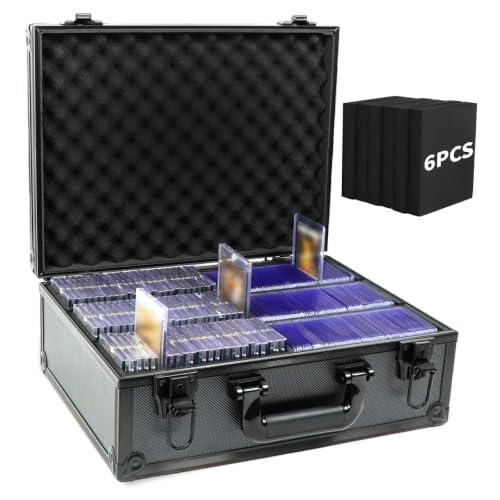 HZGXQN Toploader Storage Box for 3" x 4" 35pt Rigid Card, Top Loader Card Storage Hard Case, Sports Card Storage Boxes for Trading Cards, Top Loaders Holder (Holds 600+ Toploaders)