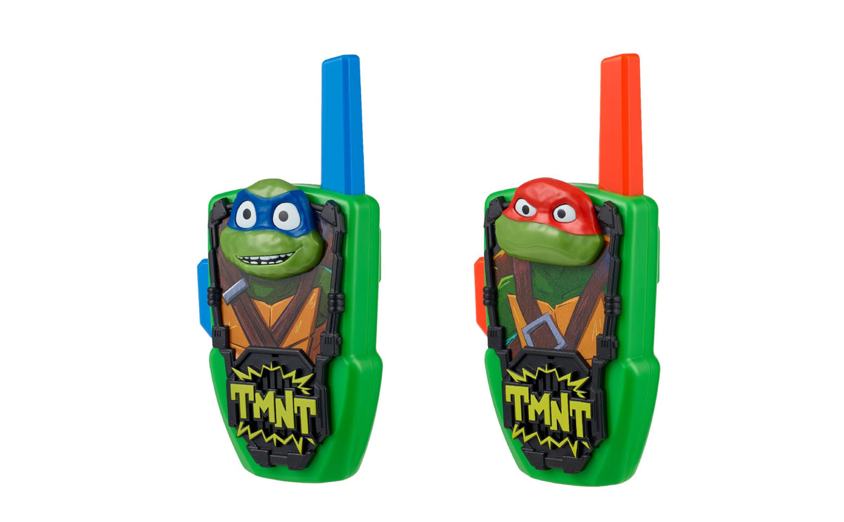Teenage Mutant Ninja Turtles Walkie Talkies for Kids, Indoor Outdoor Toys | Static Free and Extended Range