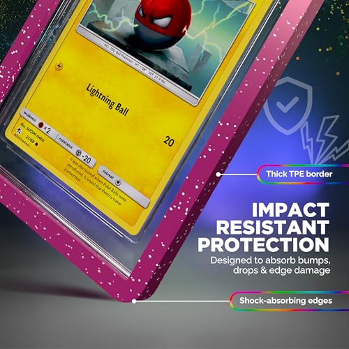 10 Pack Slab Guards Fits PSA Slabs - PSA Slab Guard Hard TPU PSA Slab Protector for Graded Cards – PSA Slab Bumper Guard for Graded slabs – Slab Protector for PSA Cards
