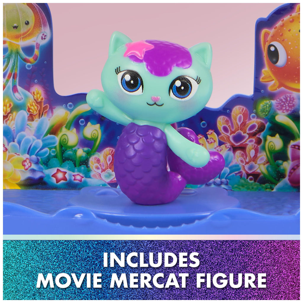 Gabby's Dollhouse The Movie, MerCat's Spa-wesome Bathroom Playset Set | Spa-wesome Bathroom Playset, Dollhouse Accessories, Surprise Toy, Imaginative Play, Kids Toys for Girls & Boys Ages 3+