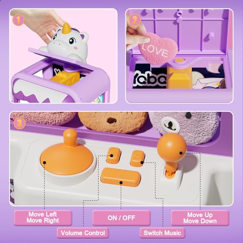 Claw Machine for Kids Girl, Vending Machines Toys for Girls 3 4 5 6 7 8 | Unicorns Girls Toys Age 6-8 4-5, Arcades Game Party Toy age 6-7,Ideas Birthday Gifts for Girl 4 5 6 9 Year Old