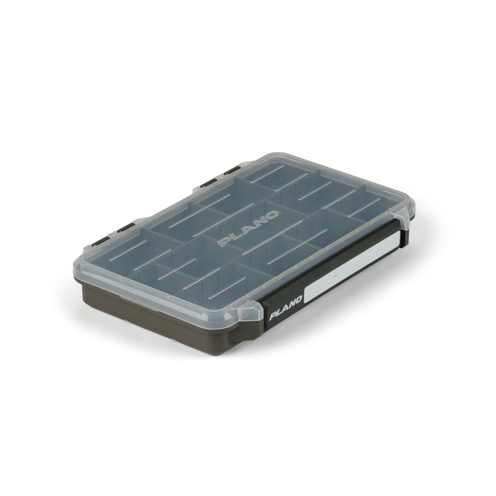 Plano StowAway 3600 Stow Tackle Box with Corrosion-Preventive Rustricor, Single Latch Design, Transparent DuraView Lid, Stackable Storage for Fishing Bait, Lures and Gear