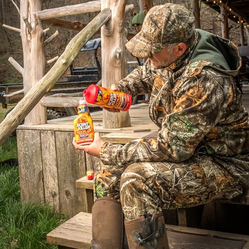 Wildlife Research Center Scent Killer Gold Spray and Refill 44 oz | Hunting Scent Eliminator with Hunt Dry Technology - Odor Prevention & Maximum Performance After Drying