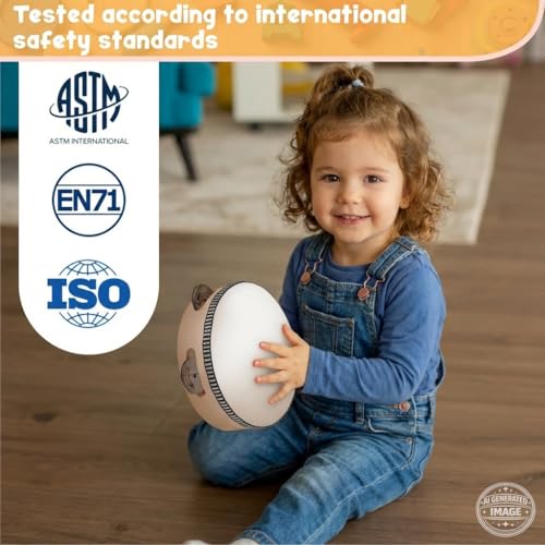 Stoie’s Wooden Musical Instruments for Kids Ages 3+, Montessori Music Toy Set for Kids with Drum, Tambourine, Maracas, Bells & Flute, Educational Preschool Toys for Boys & Girls