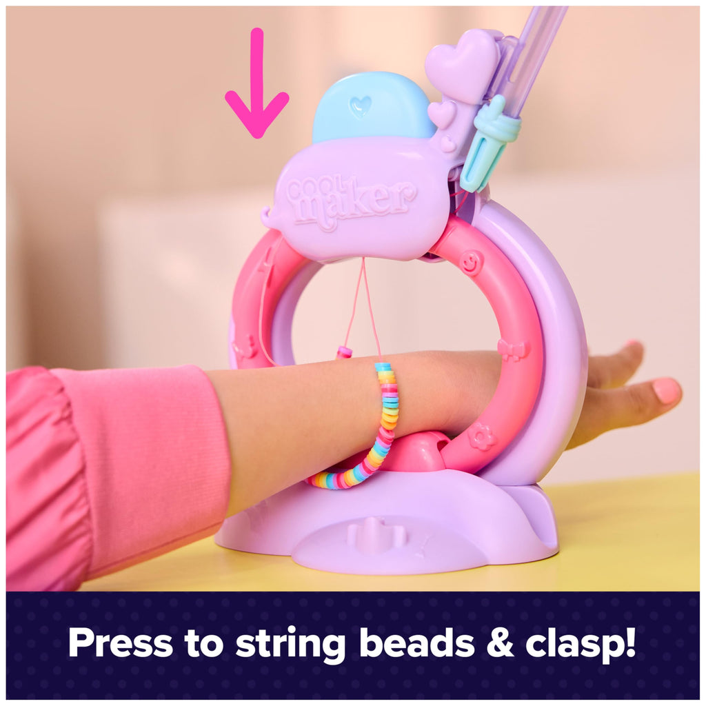 Cool Maker Stack'd Heishi Studio Bracelet Making Kit, Ages 7+ | Stack, String & Snap 15 Friendship Bracelets, Beading Pen & 1200 Beads, Easy DIY Arts & Crafts, Birthday Gifts Idea for Girls