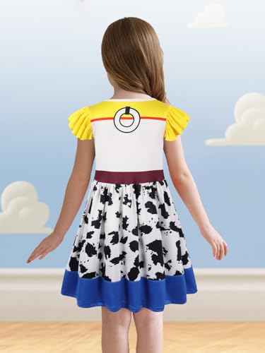 Cowgirl Costume Girls Toddler Princess Dress Up Halloween Cosplay Outfits