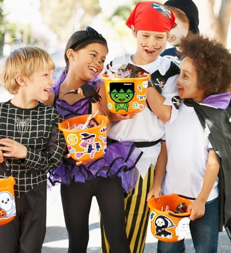 Halloween Party Favors,Halloween Stickers,DIY Crafts Stickers for Kids | Kids Halloween Decorations Games Toys Gifts Treats Activities Party Supplies,Halloween Goodie Bags (24 Sheets)