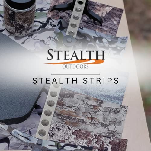 Stealth Strips Natural Gear Camo Silencing Tape | Self Adhesive Silencing Fabric | Great for Quieting All of Your Metal Hunting Gear and Accessories |(2” X 60” Roll)