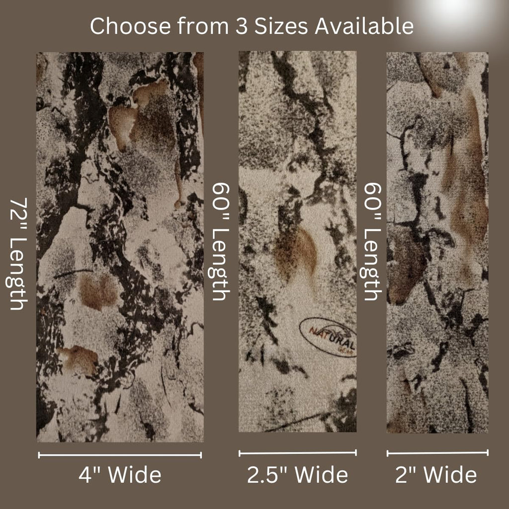 Stealth Strips Natural Gear Camo Silencing Tape | Self Adhesive Silencing Fabric | Great for Quieting All of Your Metal Hunting Gear and Accessories |(2” X 60” Roll)