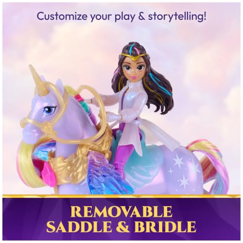 Unicorn Academy Wing Magic Sophia & Wildstar, Dolls & Toys, Ages 4+ | 15+ Sounds & Movements, Responds to Hogwarts Envelope, Imaginative Pretend Play, Spellbinding Gift for Kids