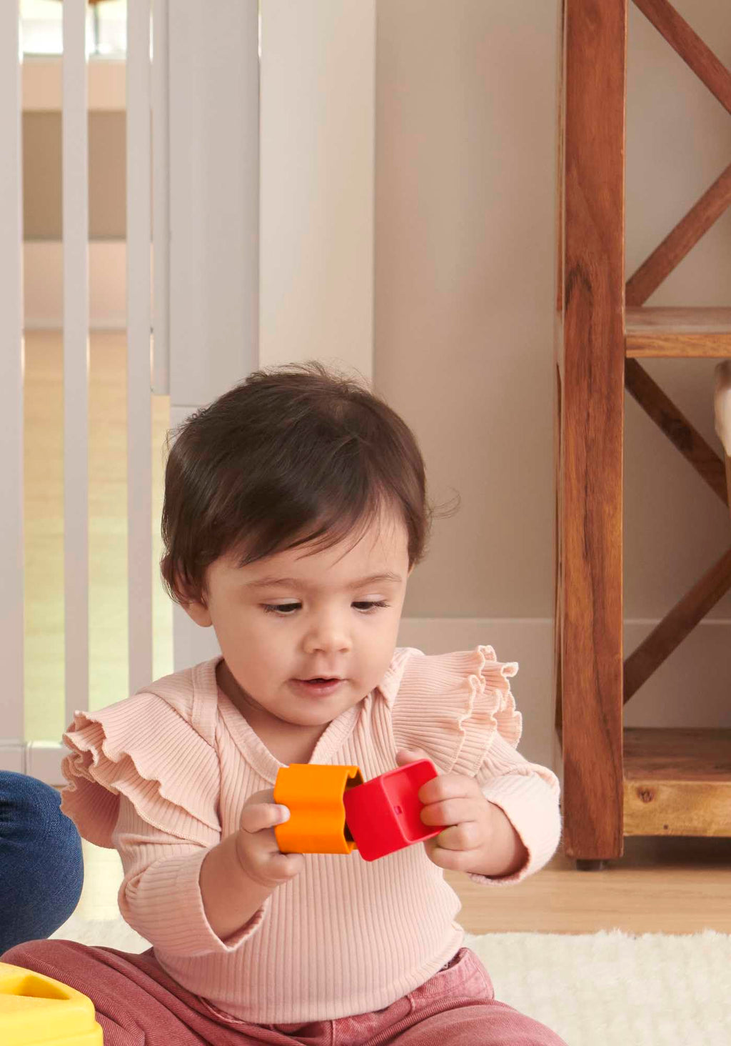 Fisher-Price Baby's First Blocks, Ages 6+ Months | BPA-free plastic,ASTM F963 compliant, sorting + stacking skills, 10 blocks + bucket, no batteries