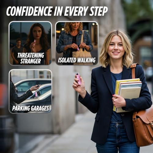 Guard Dog Security Quick Action Pepper Spray Self Defense Keychain, Maximum Strength 1.44 MC, OC Spray, 16-Foot Range, Twist-Lock Safety, Belt Clip for Easy Carry for Women and Men, Made in USA