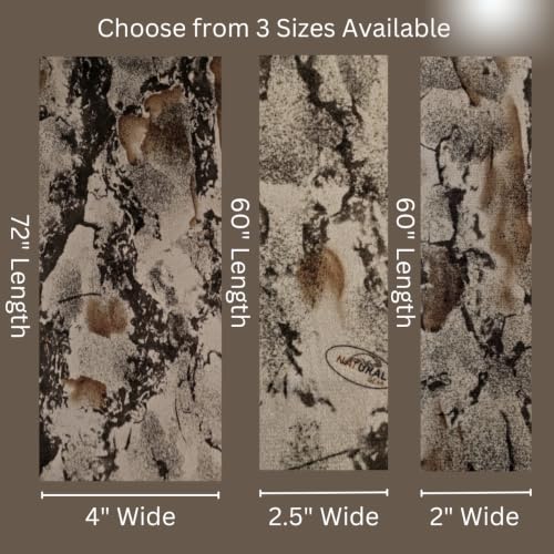 Stealth Strips Natural Gear Camo Silencing Tape | Self Adhesive Silencing Fabric | Great for Quieting All of Your Metal Hunting Gear and Accessories |(2” X 60” Roll)