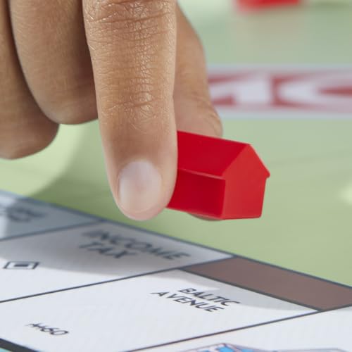 Monopoly Board Game | Classic Game with Storage Tray and Larger Tokens | Ages 8+ | 2 to 6 Players | Family Games for Kids and Adults | Kids Gifts