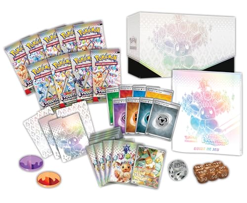 Pokémon: Scarlet & Purple Elite Trainer Set - Prismatic Evolutions of the Pokémon TCG (1 Fully Illustrated Promo Card, 9 Booster Packs & Premium Game Accessories)