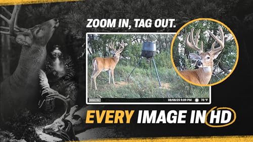 Moultrie Edge 3 Cellular Trail Camera - 2-Pack, 40MP, 0.5s Trigger | Scout from Anywhere, HD photos via Mobile app, 1080p video, multi-carrier, low-glow flash, GPS, Two Pack