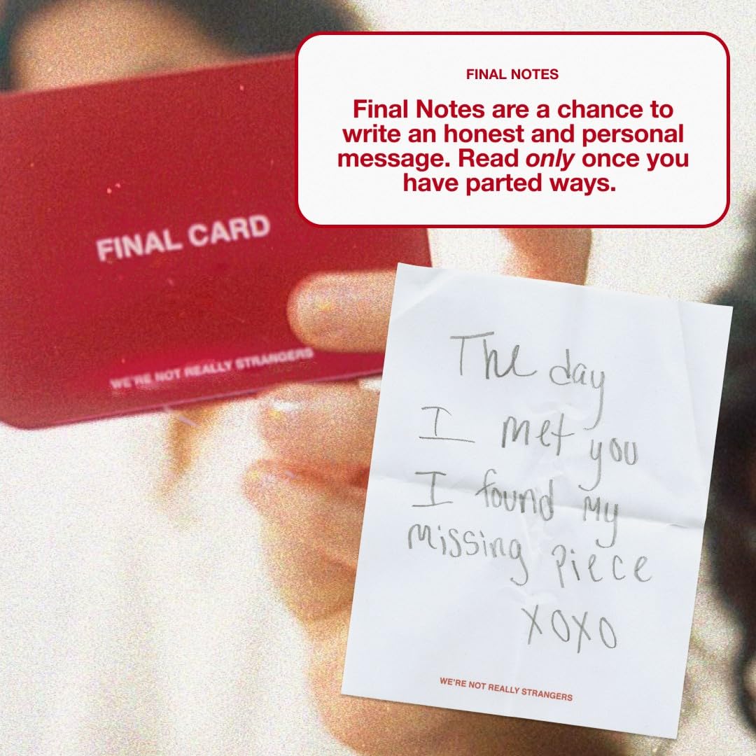 WE'RE NOT REALLY STRANGERS Card Game, Conversation Card Game for Adults | 150 Cards for Adults, Teens, Couples, & Strangers - Icebreaker Questions for Game Night or Date Night, Ages 15+, 2-6 Players