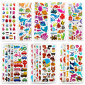 Puffy 3D Sticker for Kid & Toddler 500+ Variety Pack Cute Scrapbook Sticker | Craft for Scrapbooking Journal Gifts and Rewards Including Animal, Numbers, Fruits, Fish, Dinosaurs, Cars and More…