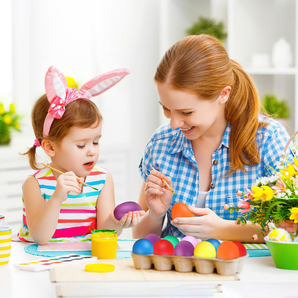 Augshy 14PCS Plastic Egg Shakers Musical Instruments and Maracas for Kids | PEaster Party Shaker Eggs Design,Develops Rhythm And Sound Skills,14 PCS Colorful Egg Maracas Set