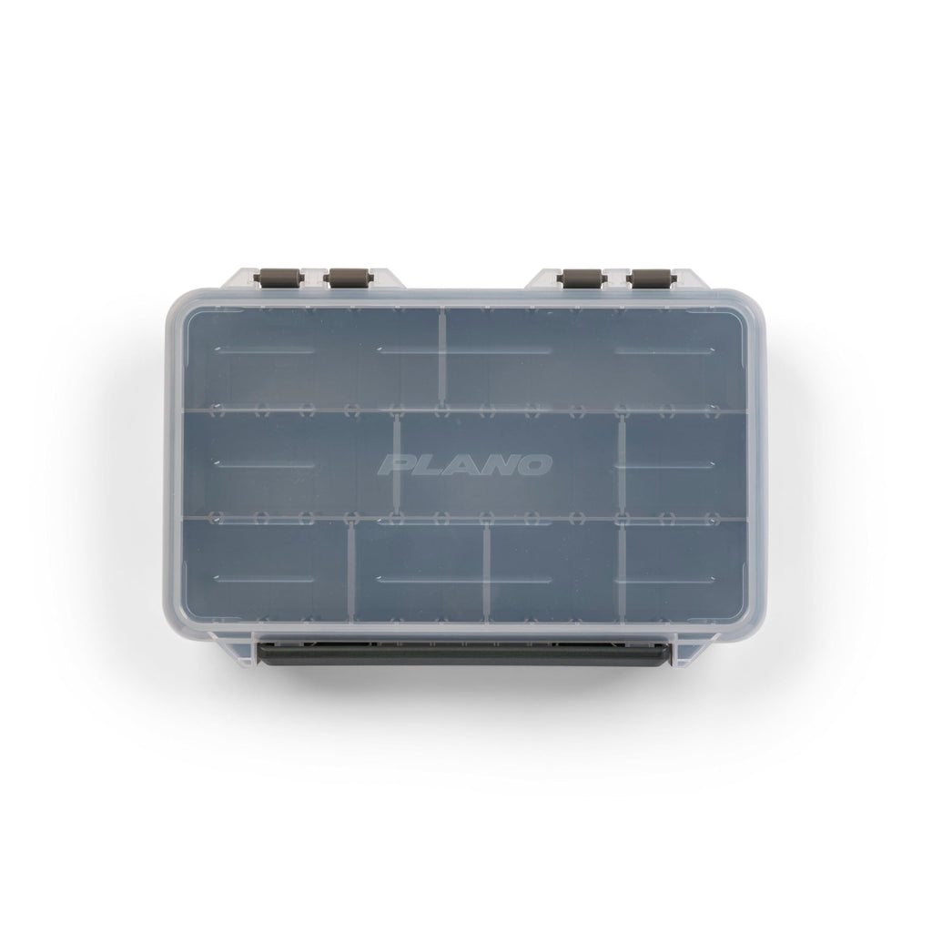Plano StowAway 3600 Stow Tackle Box with Corrosion-Preventive Rustricor, Single Latch Design, Transparent DuraView Lid, Stackable Storage for Fishing Bait, Lures and Gear