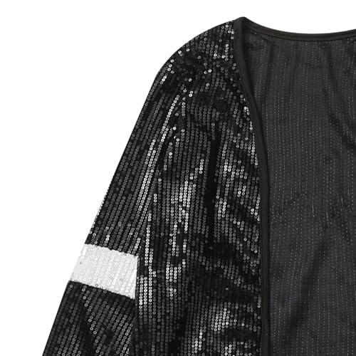 VIIOMUYE Boys Halloween Costume Set 8 Pcs 80s 90s Retro Dance Disco Cosplay | Retro dress up set with fun accessories for Halloween parties stage shows themed play ages 3 to 12 years